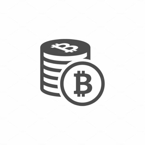 Cryptocurrency Flat Icon. cover image.