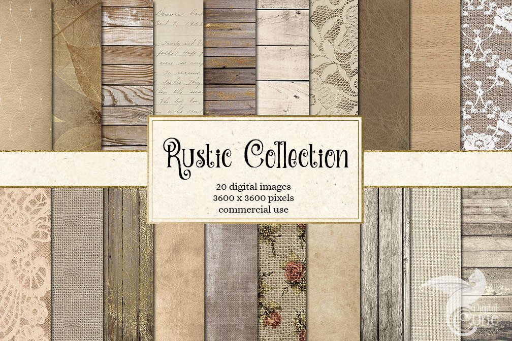 Rustic Backgrounds Variety Pack cover image.