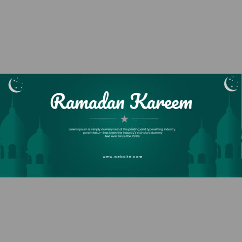 Ramadan Banner Template cover image.