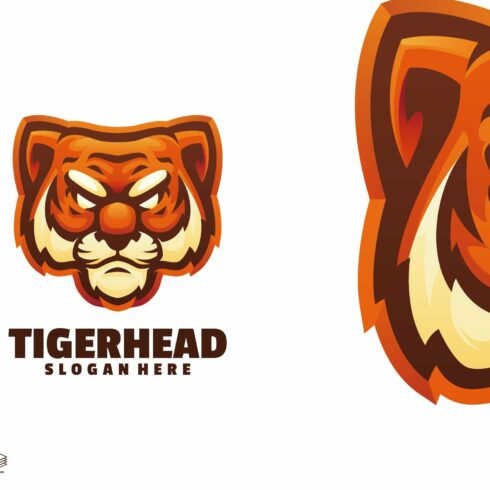 Tiger Head Mascot Logo Designs cover image.