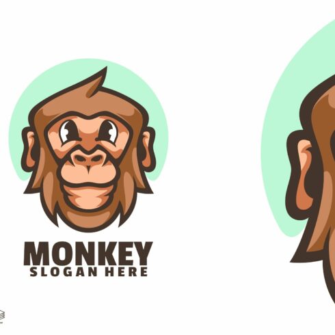 Monkey Mascot Logo Design cover image.