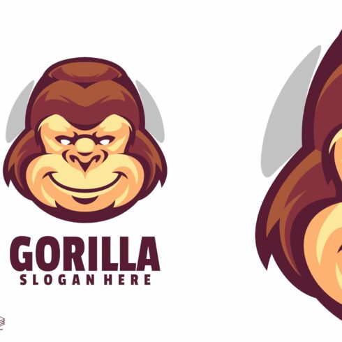 Gorilla Mascot Logo Design cover image.