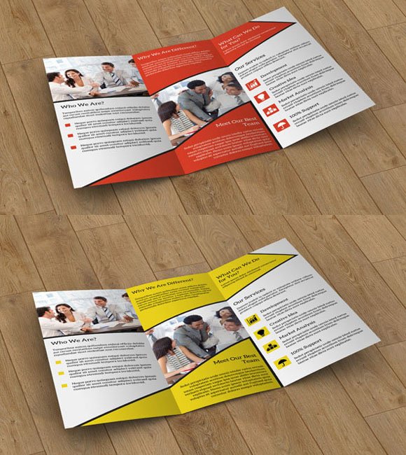 Tri-fold brochure for business-V54 preview image.