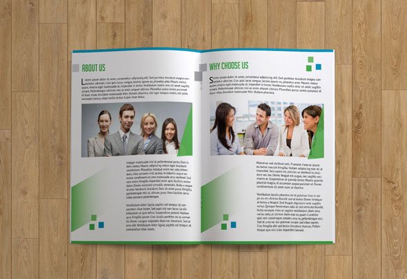 InDesign Business Brochure V35 preview image.