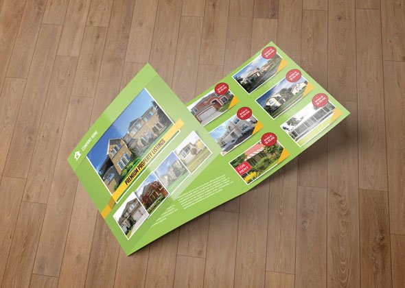 Brochure for real estate company-V58 preview image.