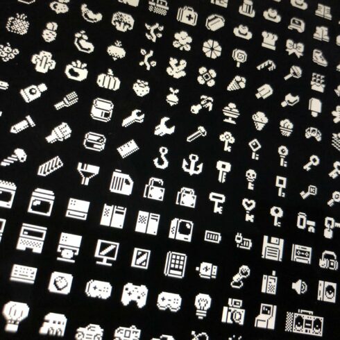 1-Bit Icons cover image.