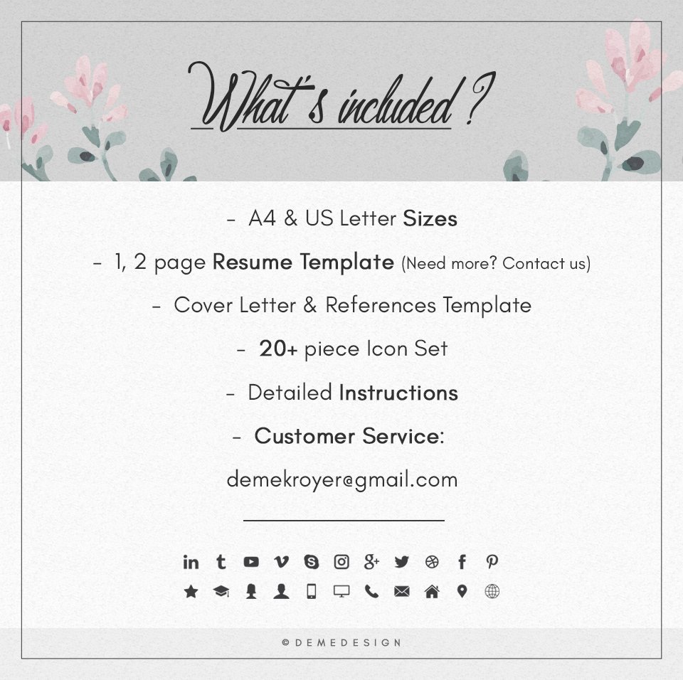 What's included? a4 and us letter sizes 1.