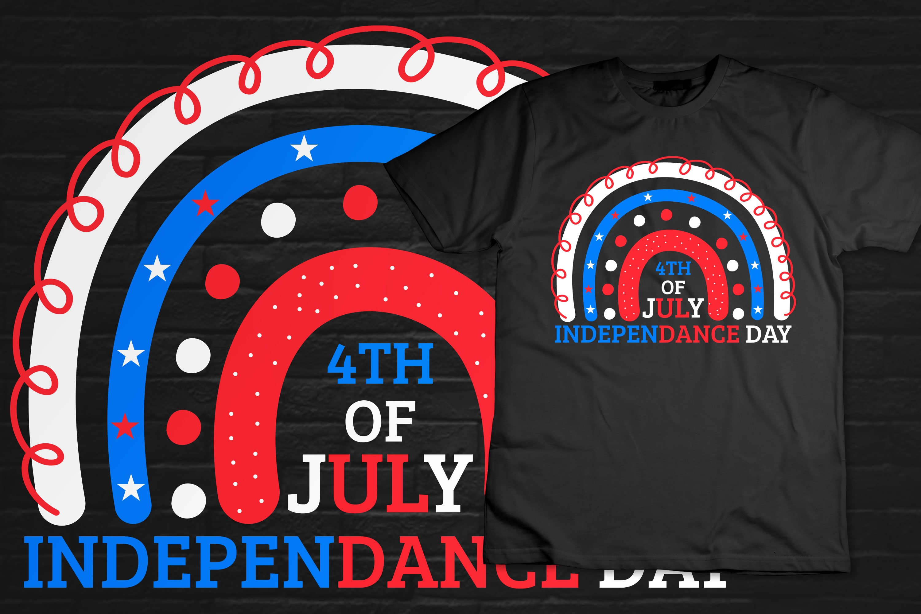 Fourth of july t - shirt and a fourth of july t - shirt.