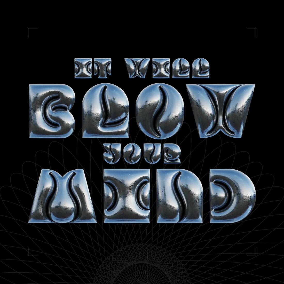 Inflated Foil - Color Bitmap Font preview image.