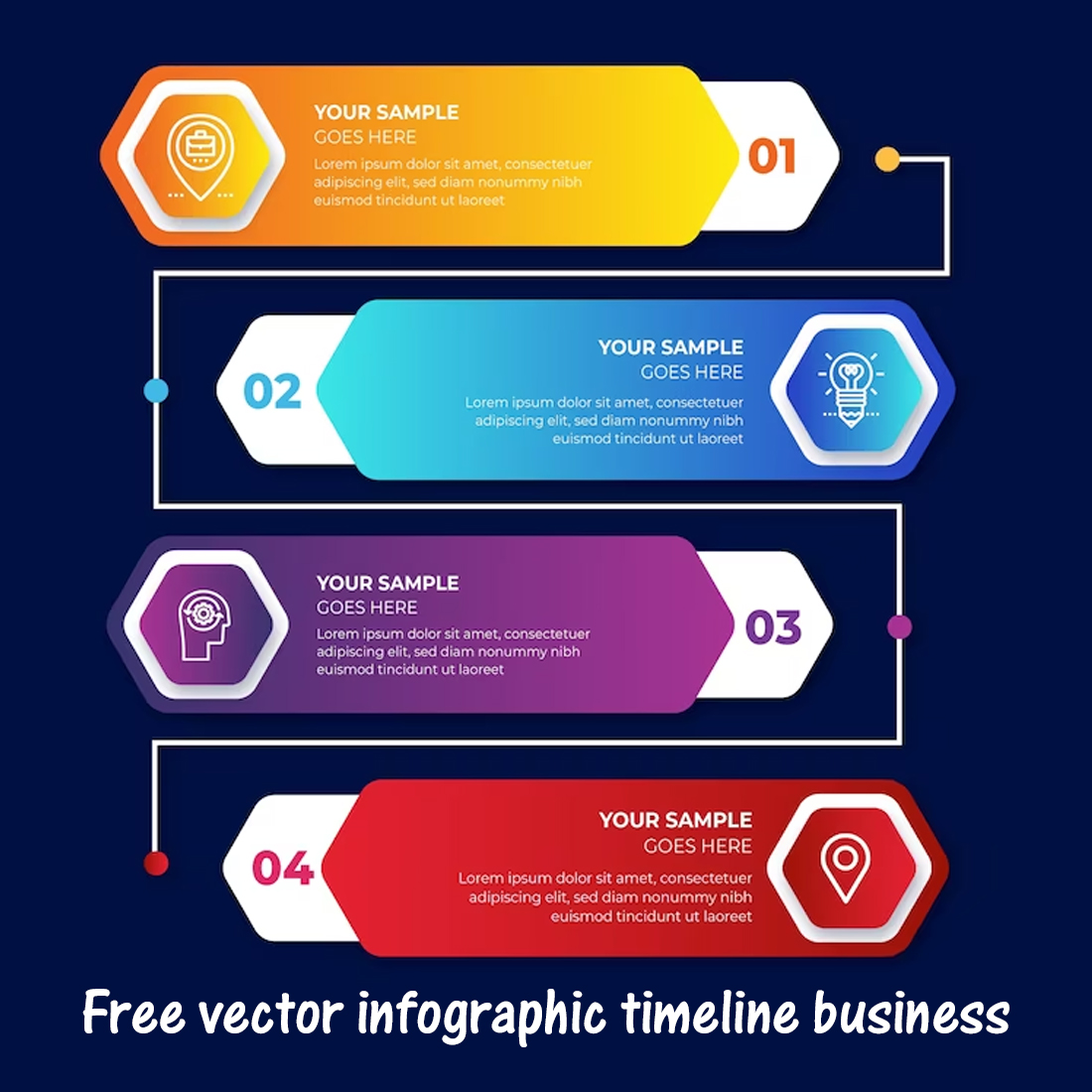 infographic timeline business cover image.