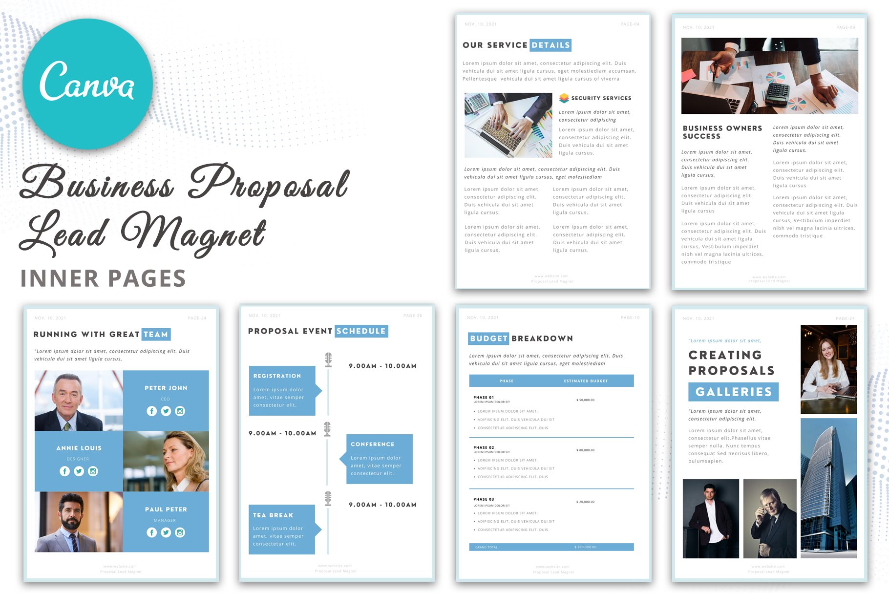 Business Proposal Lead Magnet preview image.