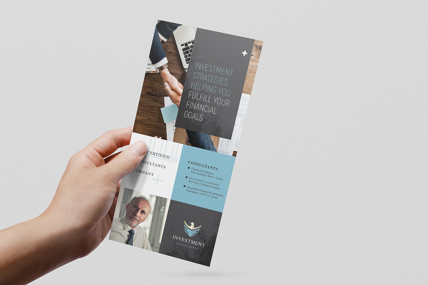 investment consultant dl card template 2 165