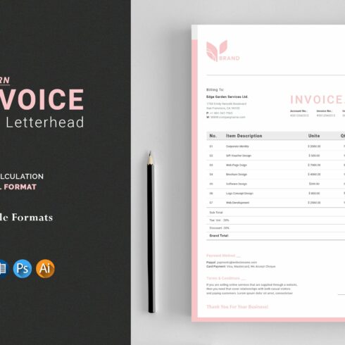 Invoice + Letterhead cover image.