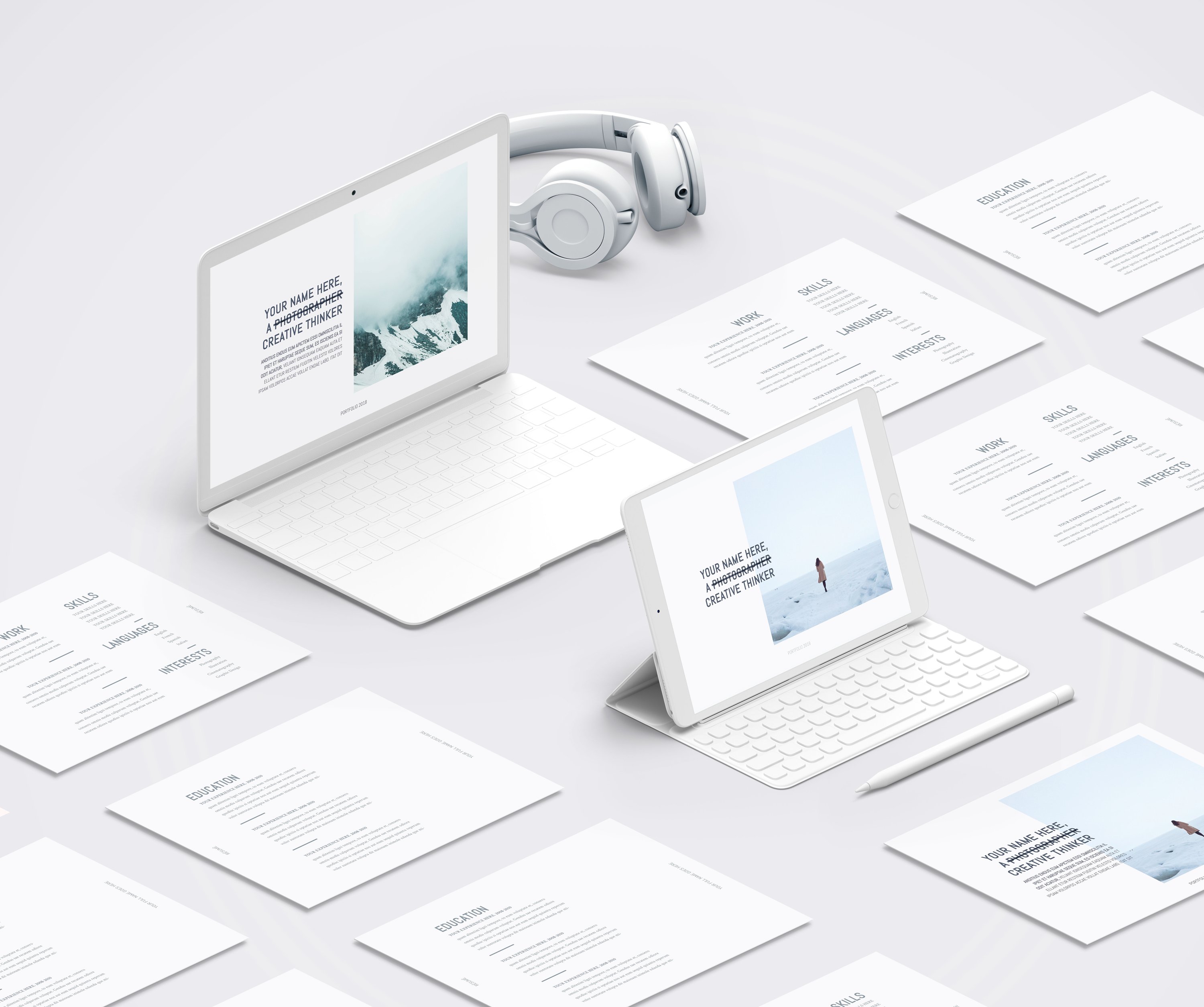 isometric resume 665