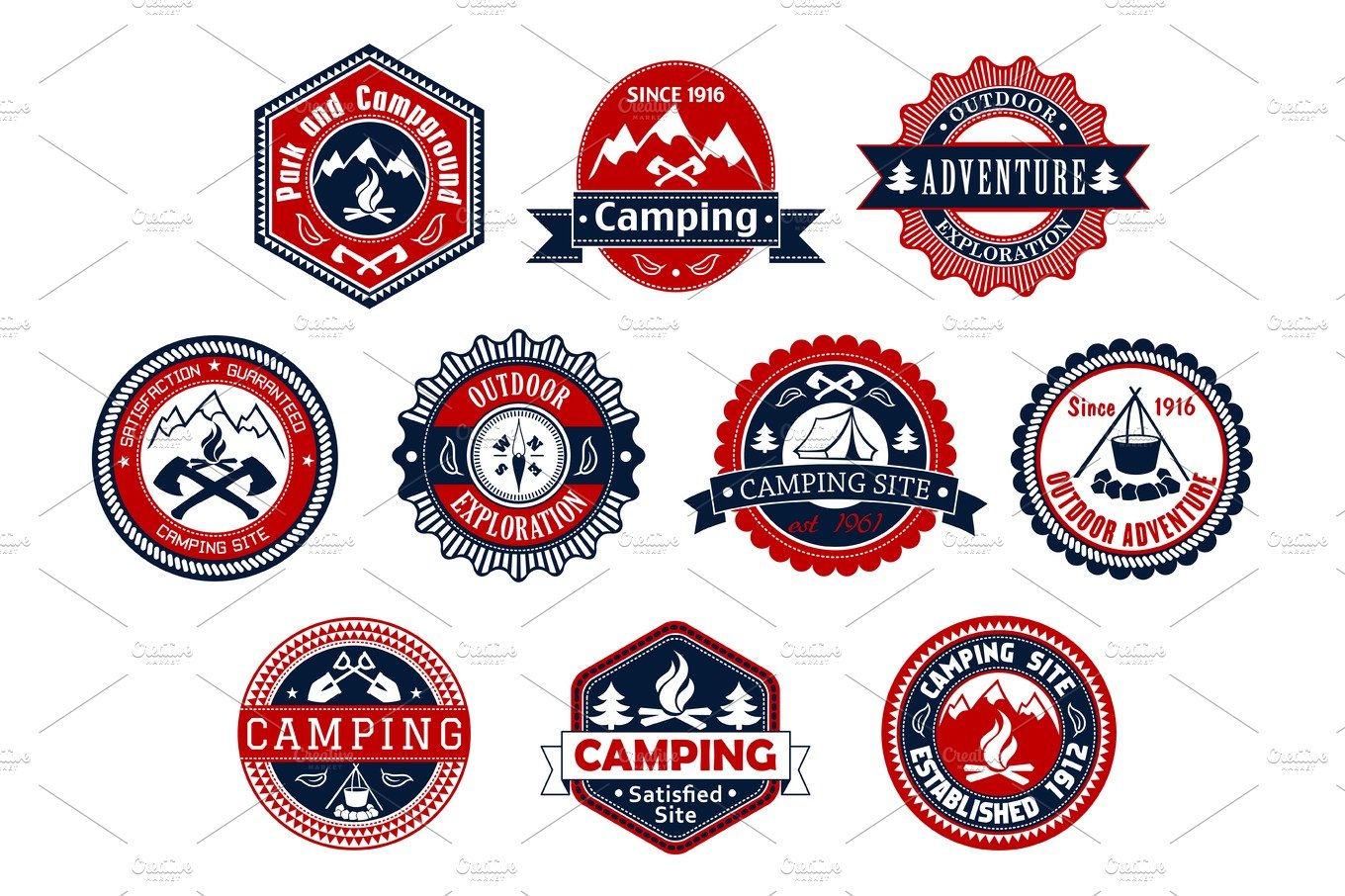 Military and army patches chevrons