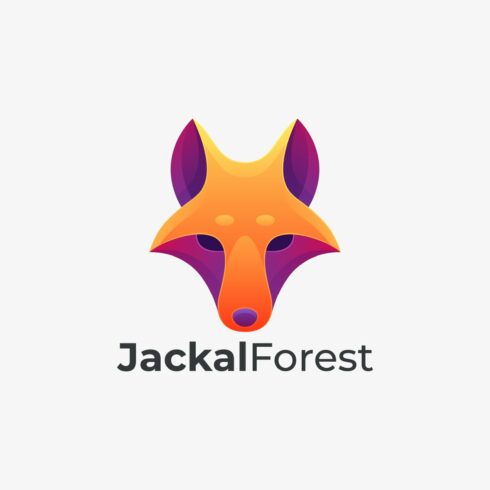 Jackal Frorest Gradient Color Logo cover image.