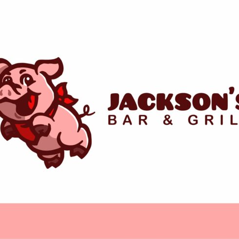 Bar and Grill Logo Design Template cover image.