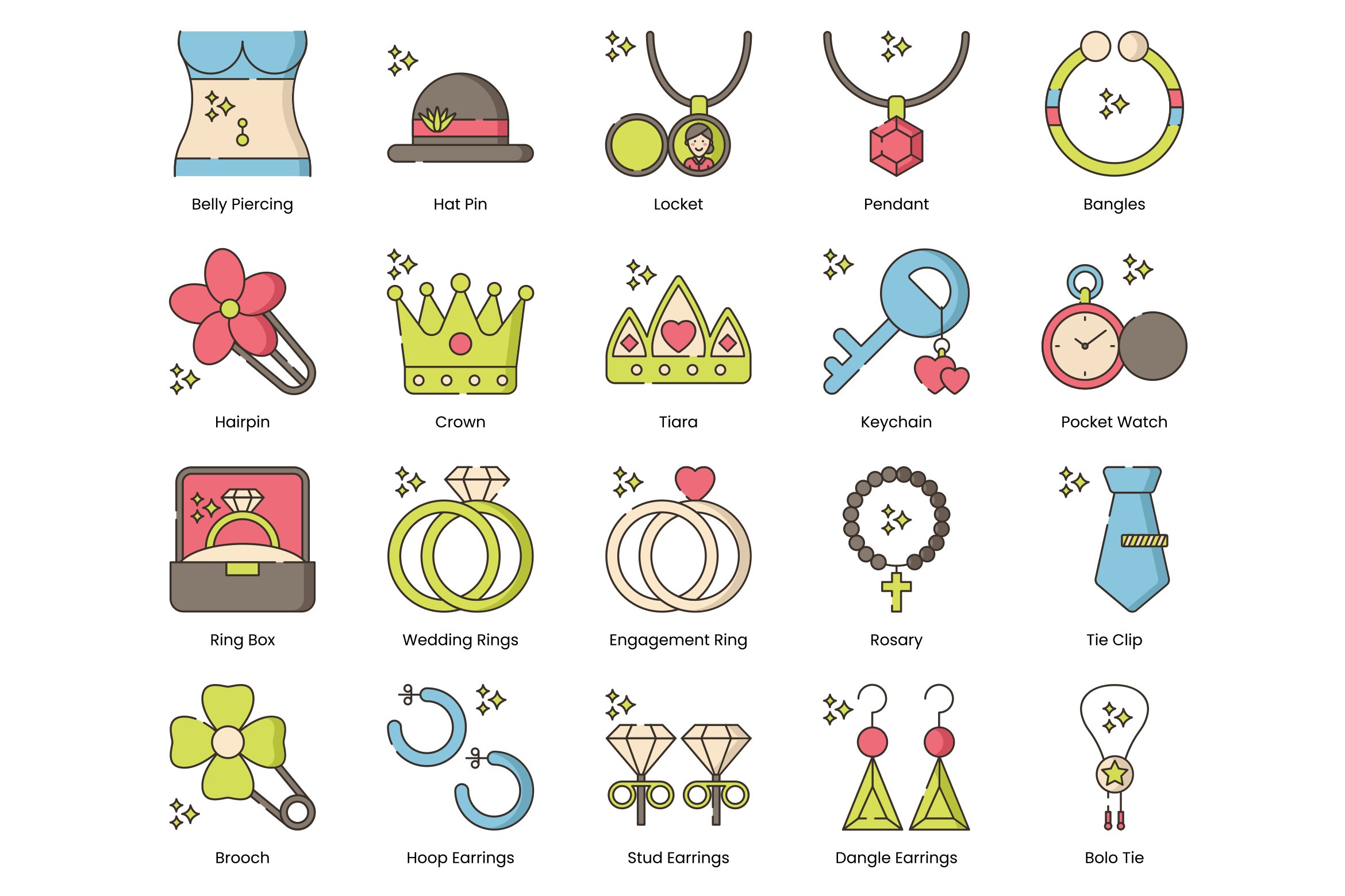 jewelry icons hazel cm 2 96