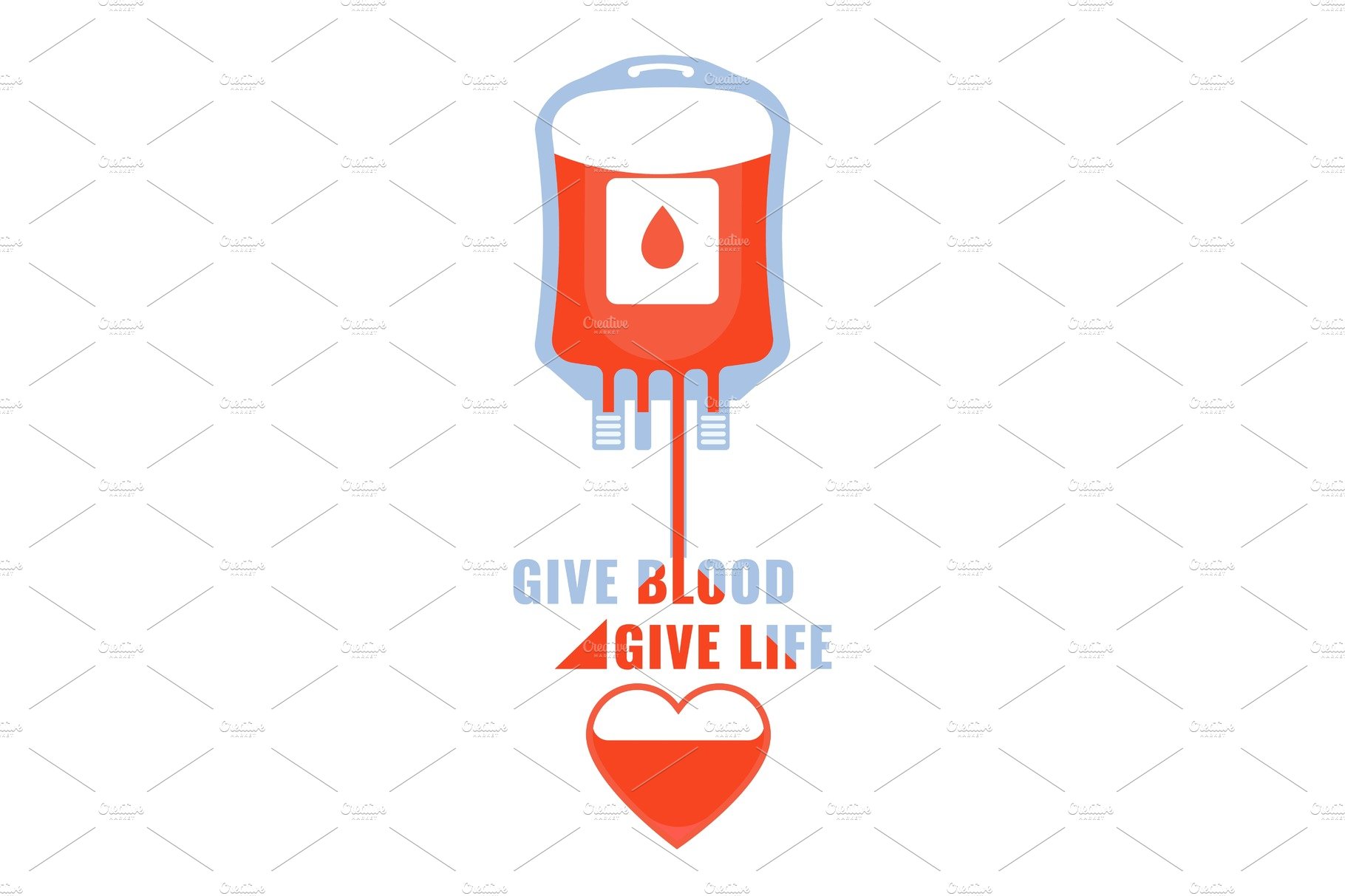 Blood donation, give blood, safe cover image.