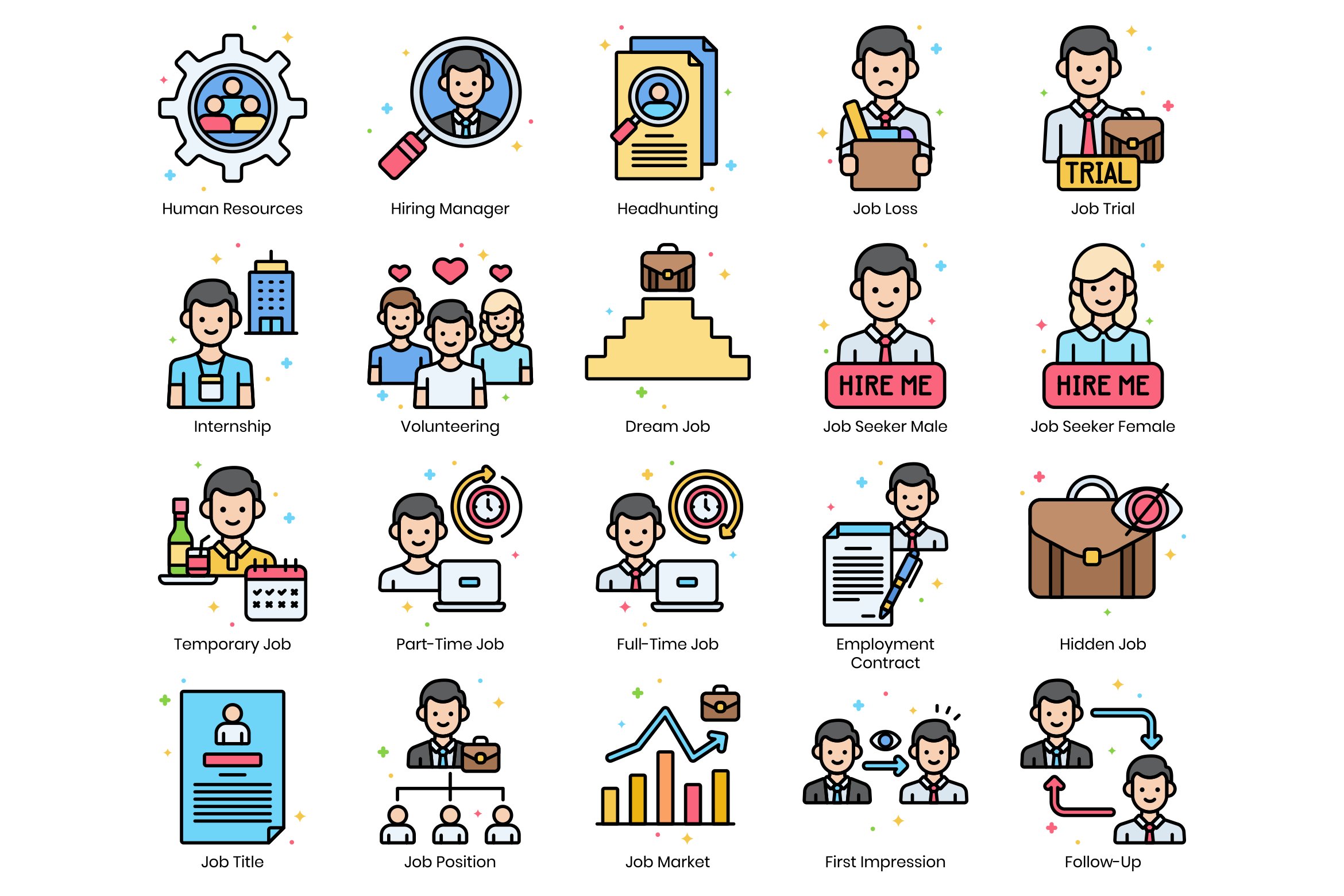 job search icons vivid cm 3 266