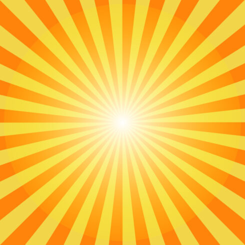 Yellow Abstract Sun Burst Background cover image.