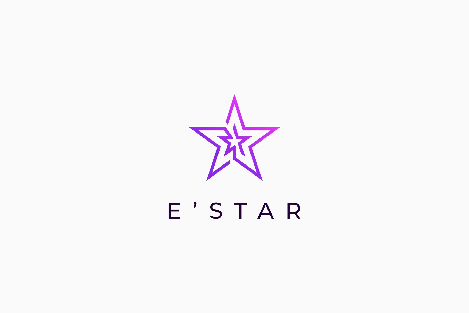 Letter E Star Success Best Logo cover image.