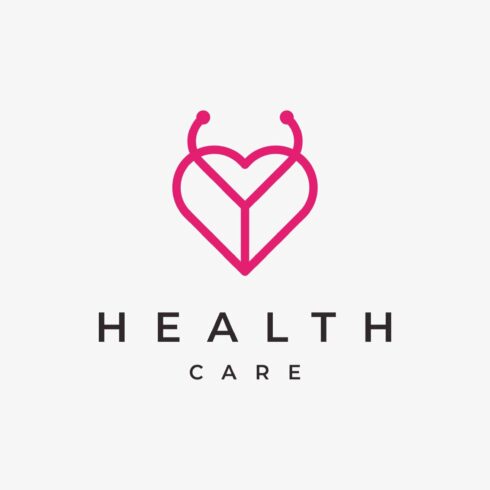 Stethoscope Heart Simple Logo cover image.