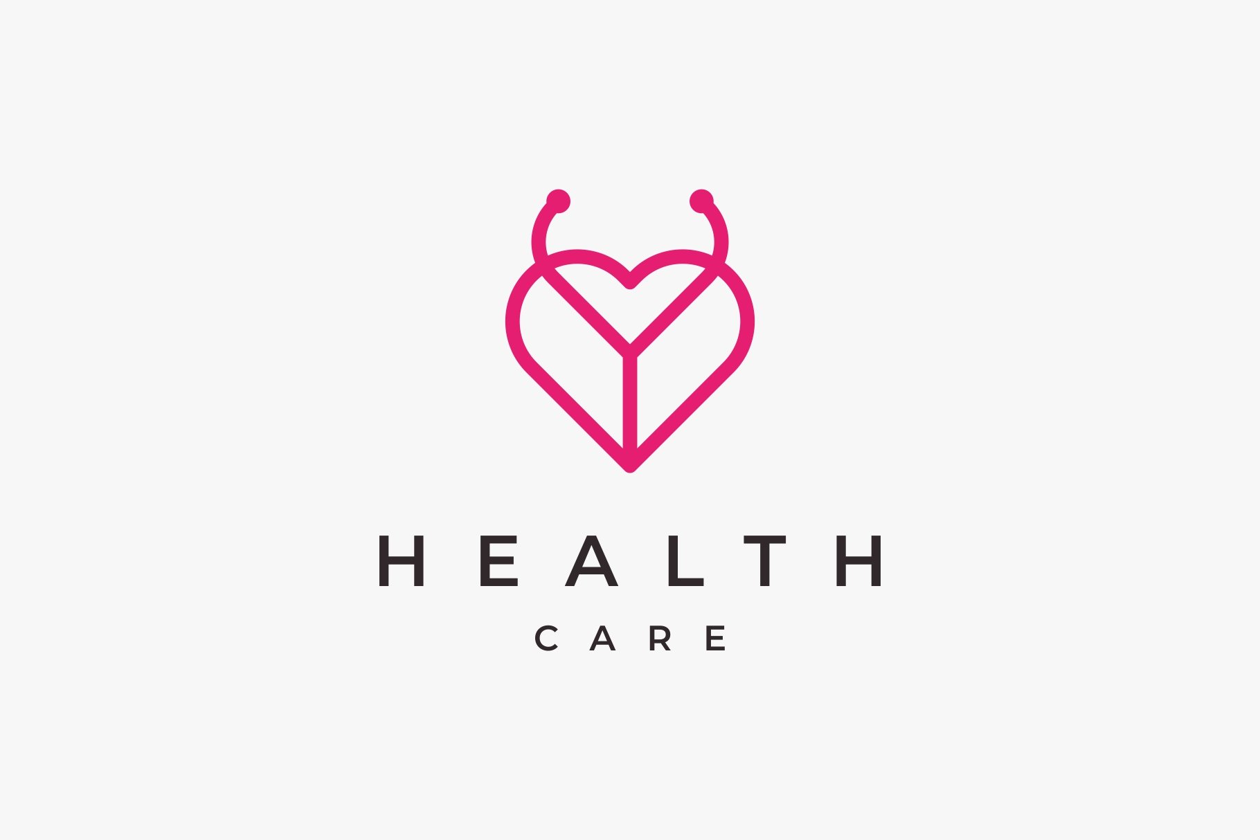 Stethoscope Heart Simple Logo cover image.