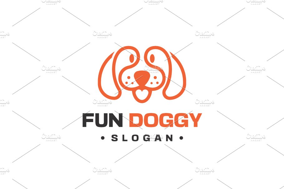 Dog Logo Template cover image.