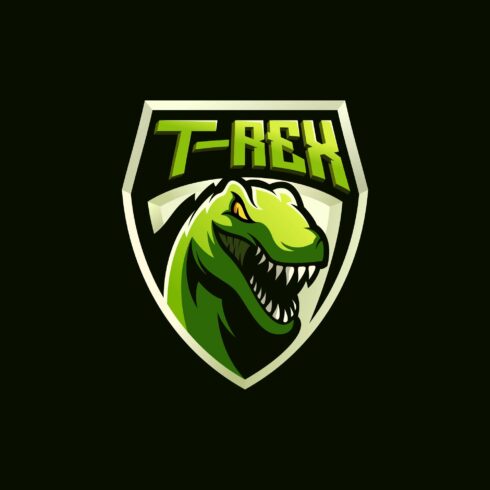 T-rex logo design cover image.