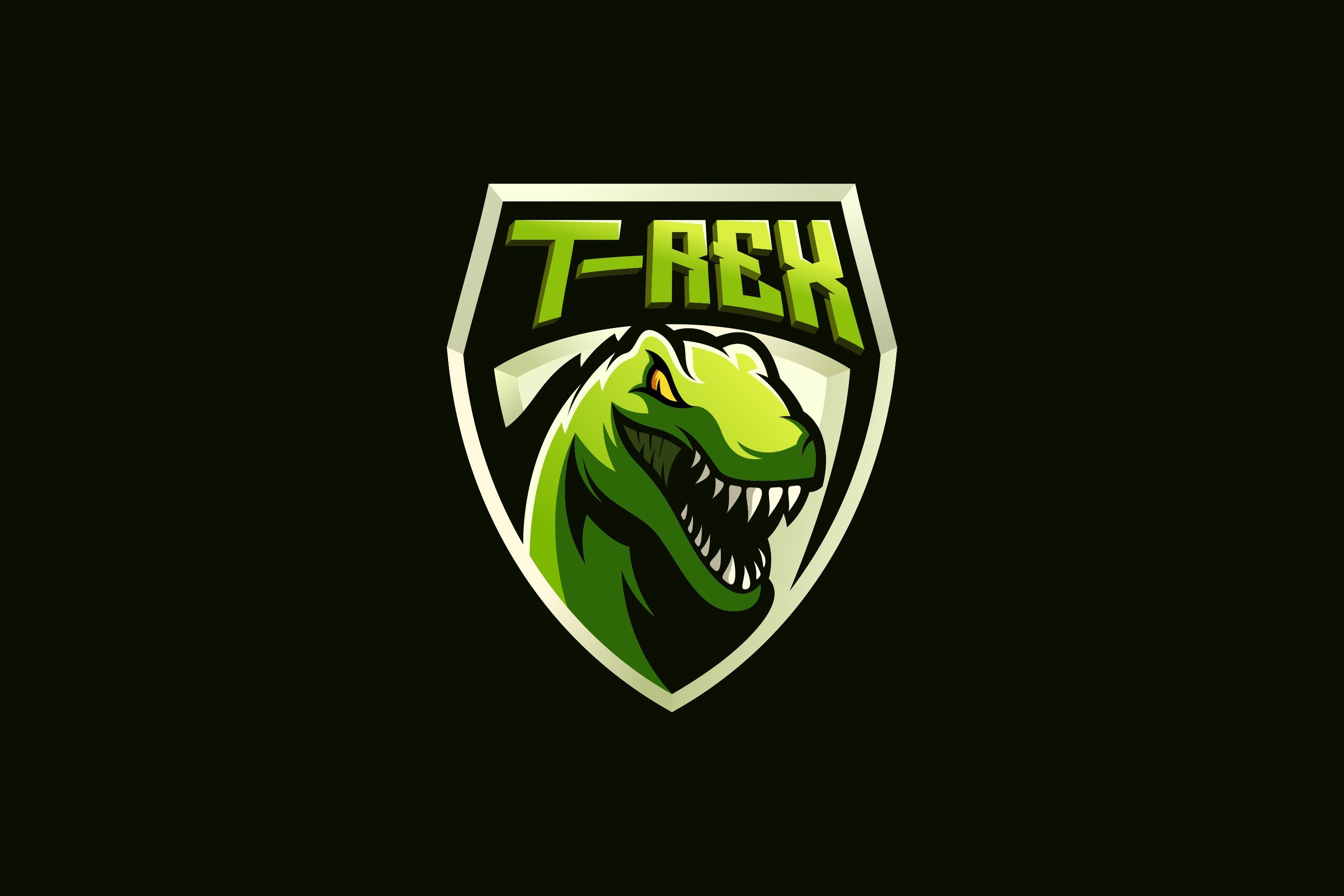 T-rex logo design cover image.