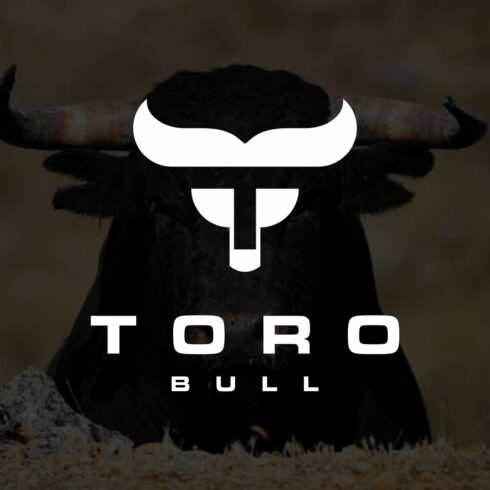 Letter T Head Bull Mascot Logo cover image.