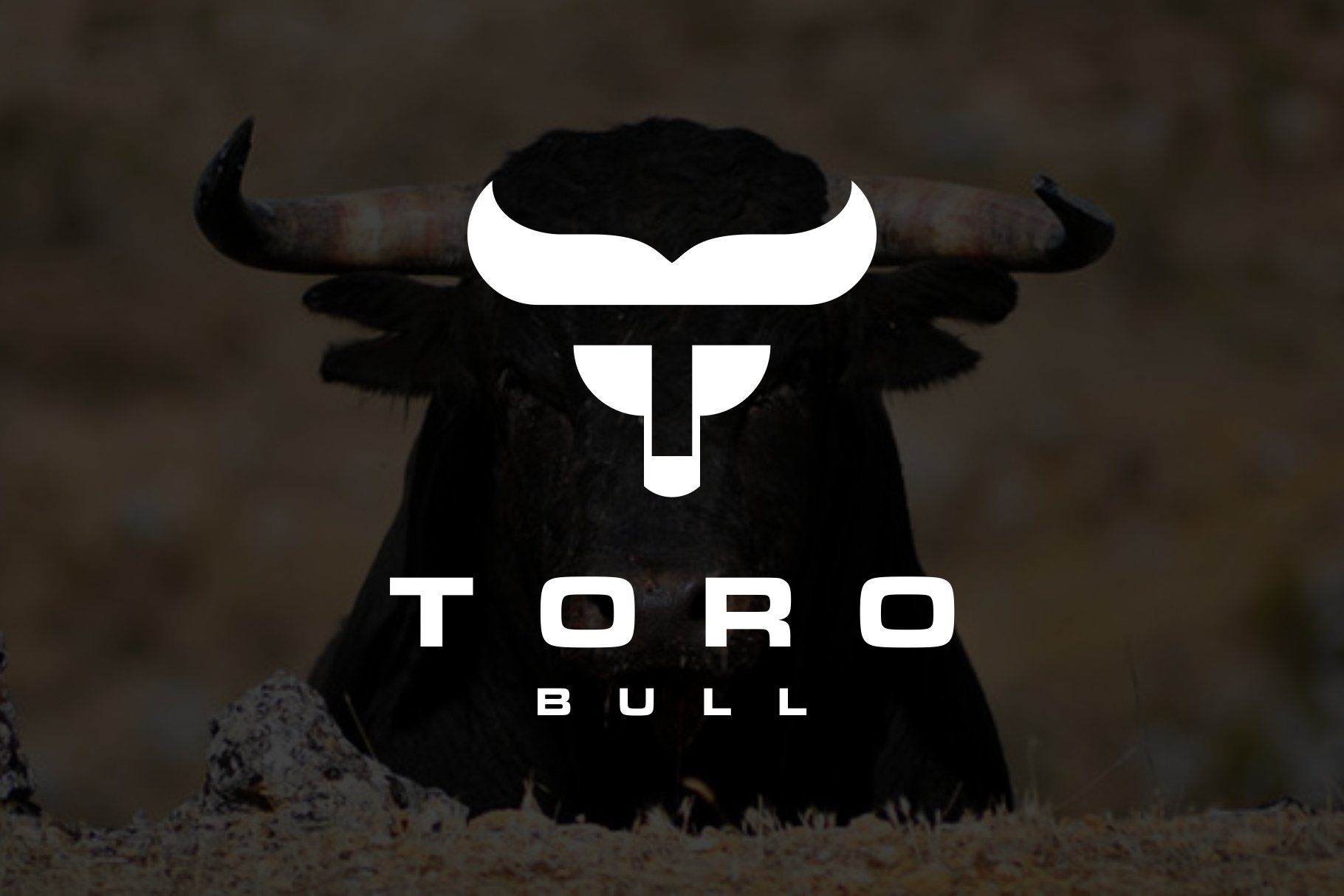 Letter T Head Bull Mascot Logo cover image.