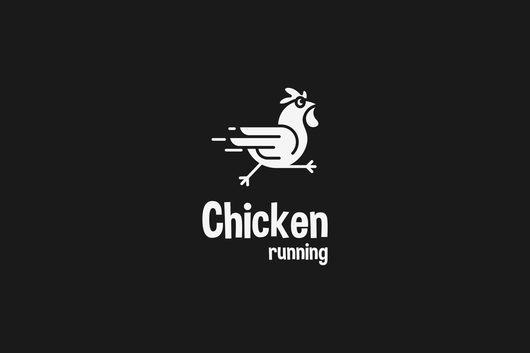 Chicken Run Poultry Mascot Logo cover image.