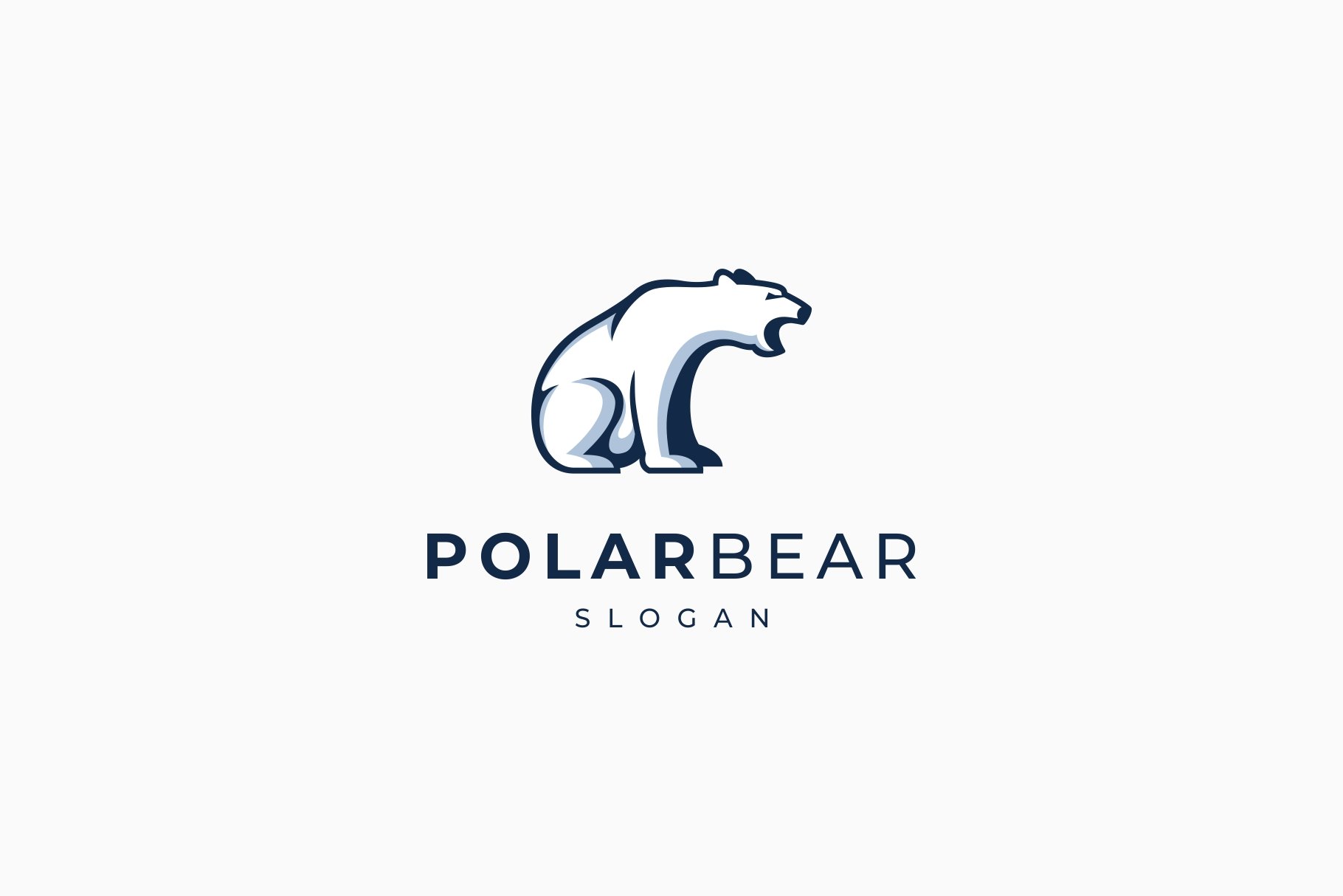 Polar Bear Arctic Wildlife Logo cover image.