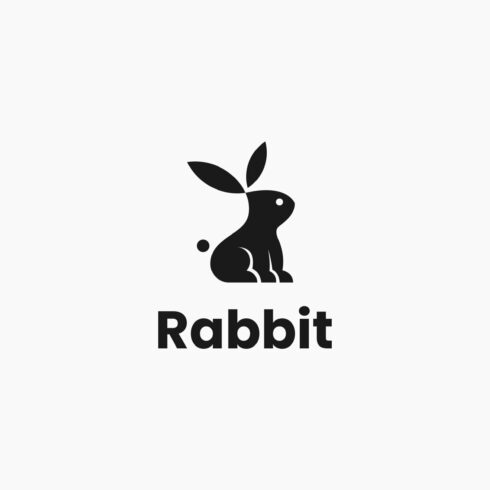 Rabbit Bunny Hare Unique Logo cover image.