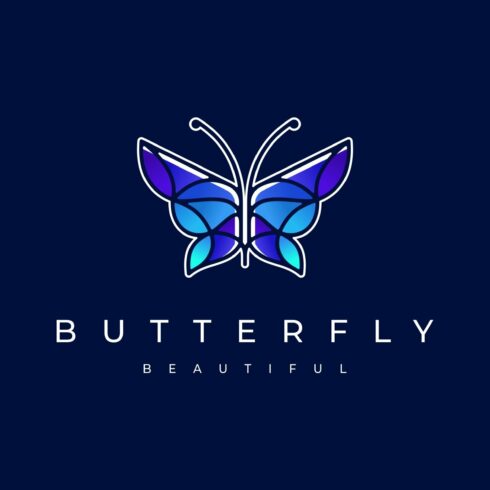 Butterfly Colorful Beautiful Logo cover image.