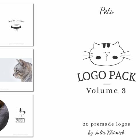 Logo Pack Vol.3. Pets cover image.