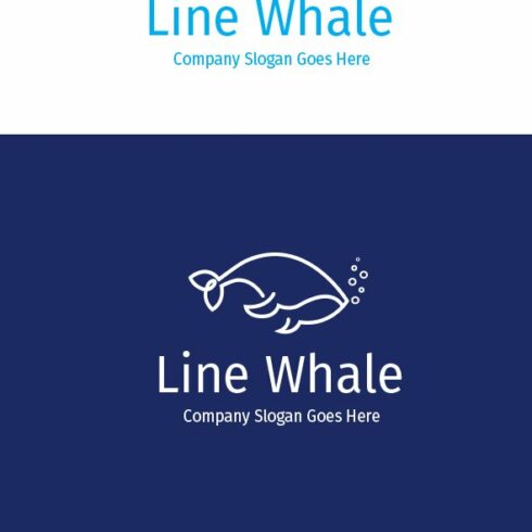 Line Whale Logo cover image.