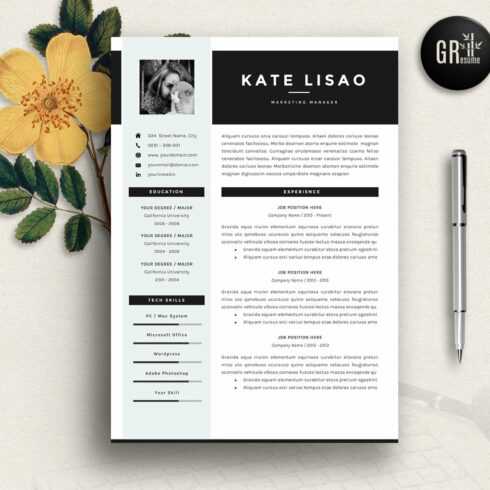 Resume Template | CV Template - 09 cover image.