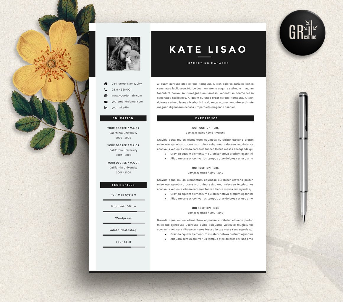 Resume Template | CV Template - 09 cover image.