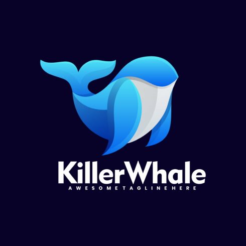 Killer Whale Gradient Colorful Style cover image.