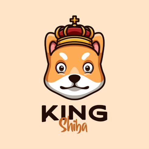 King Shiba Cartoon Logo cover image.