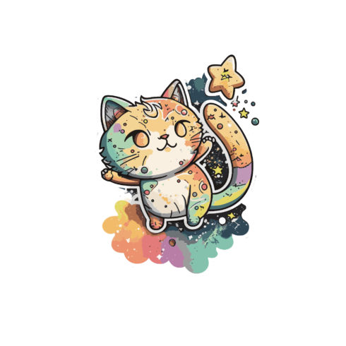 cute Kitten Sticker cover image.
