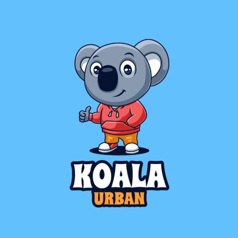 Koala Urban Cartoon Mascot Logo cover image.