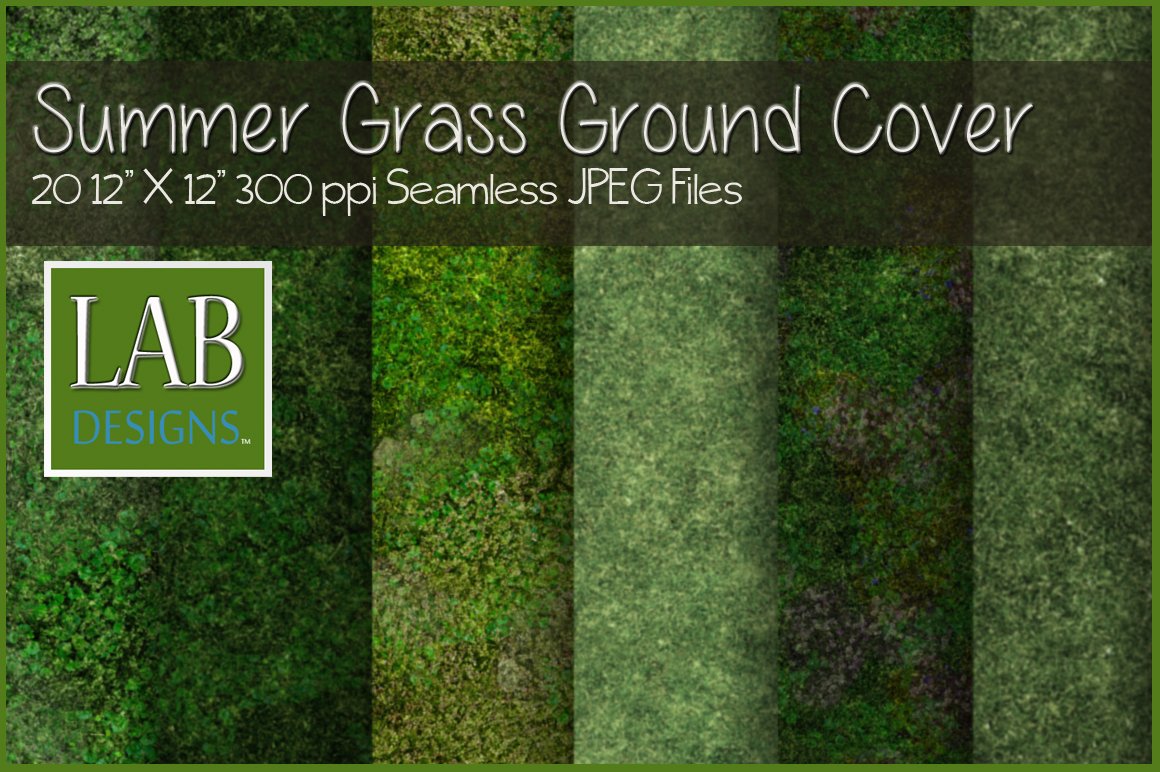 Seamless Summer Grass Ground Cover cover image.