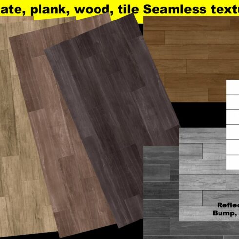 Laminate flooring seamless textures cover image.