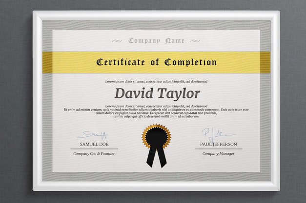 Multipurpose Certificate cover image.