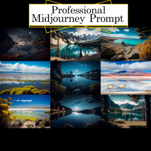 Realistic Landscape Nature Photography Midjourney Prompt cover image.