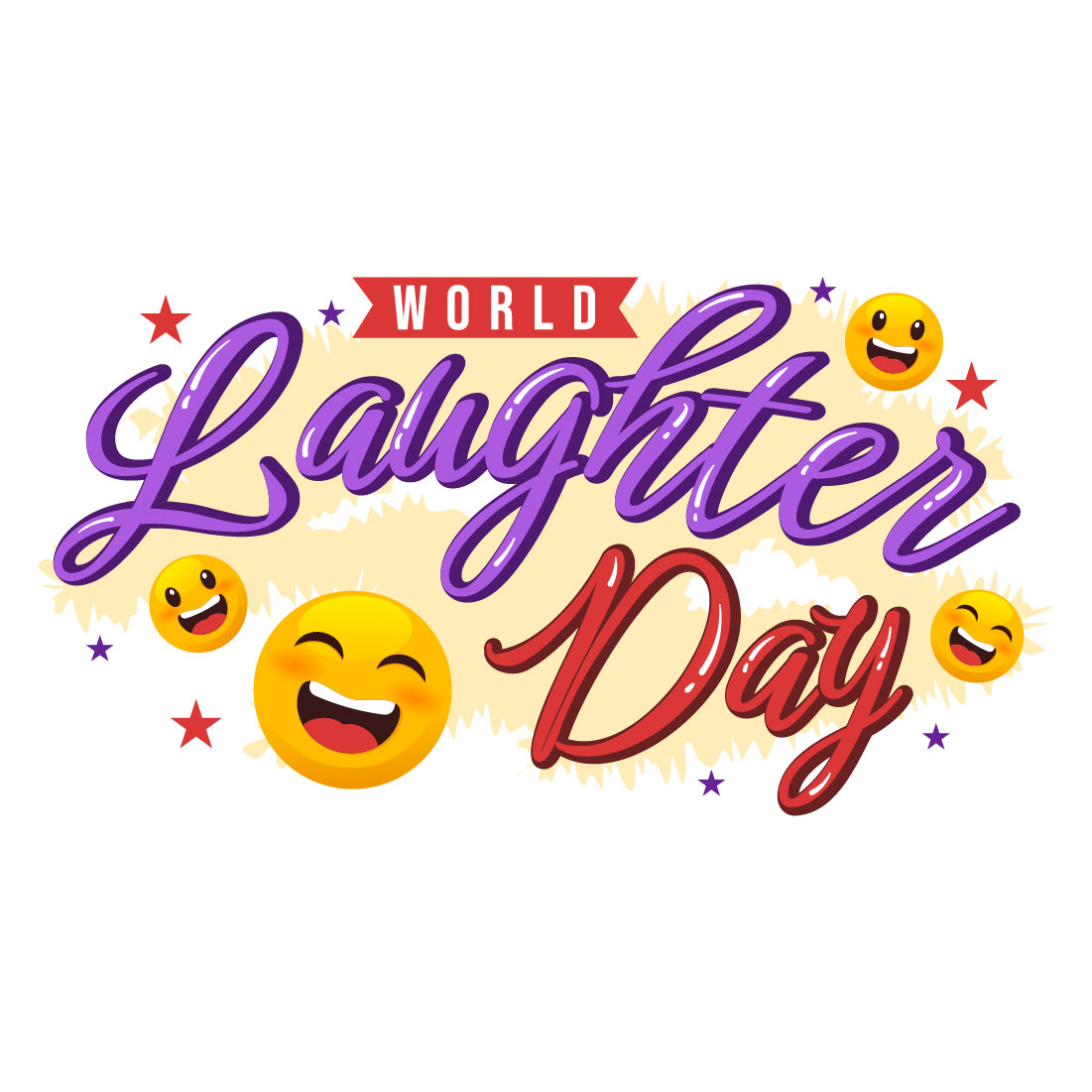 15 World Laughter Day Illustration cover image.